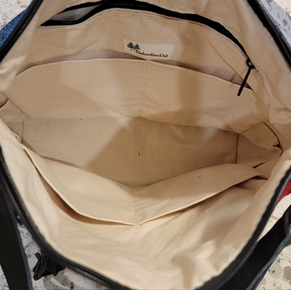 Timberline Ltd. XL Leather Wool Crossbody - Picture 12 of 14